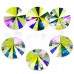 DZ 4041 Mixed Size Round Sew On Glass Rhinestone
